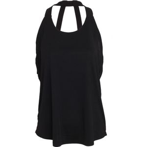 Tri Dri Vrouwen/Dames Dubbele Riem Terug Mouwloos Vest (L) (Zwart)