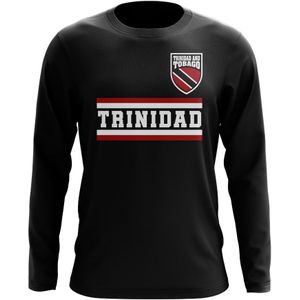 Trinidad and Tobago Core Football Country Long Sleeve T-Shirt (Black)