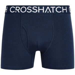 Crosshatch Heren Lynol Boxershorts (Pack of 3) (M) (Rood)