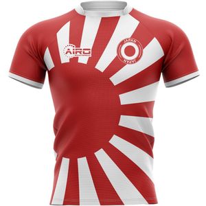 2022-2023 Japan Flag Concept Rugby Shirt - Adult Long Sleeve