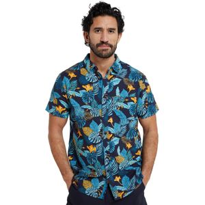Mountain Warehouse Overhemd met korte mouwen voor heren Tropical (S) (Blauw)