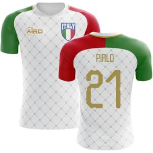 2022-2023 Italy Away Concept Football Shirt (Pirlo 21) - Kids