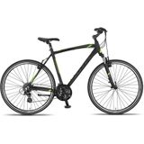 Altec Legarda Trekking Herenfiets 28inch V-Brakes 24v  *Geen Bagagedrager, Spatborden, Verlichting* Zwart/Lime