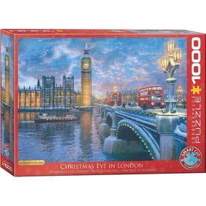 Puzzel Eurographics - Dominic Davison: Kerstavond in Londen, 1000 stukjes
