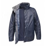 Regatta Heren Benson III Hooded Jacket (3XL) (Grijsblauw)