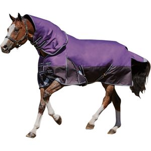 Weatherbeeta Comfitec Lite Plus Dynamic Detach-A-Neck Turnout Rug (90cm) (Paars/Zwart)