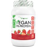 VEGAN PROTEÏNE POEDER 7K | AARDBEI SMAAK | 1KG | 7 VEGANISTISCHE EIWITBRONNEN | VIT4EVER