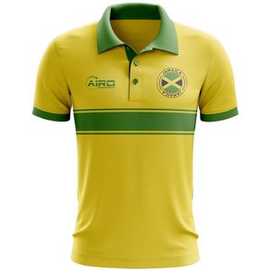 Jamaica Concept Stripe Polo Shirt (Yellow)