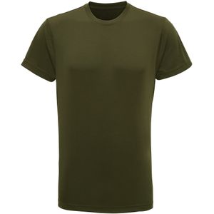 Tri Dri Mens Korte Mouwen Lichtgewicht Fitness T-Shirt (2XL) (Olijf)