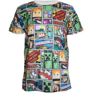 Minecraft Kinderen/Kinderen Overworld T-shirt (158) (Veelkleurig)