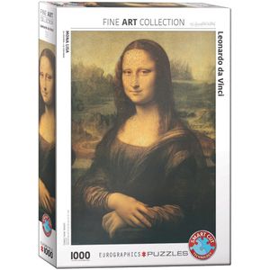 Puzzel Eurographics - Leonardo Da Vinci: Mona Lisa, 1000 stukjes