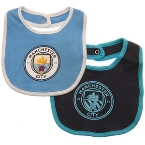 Manchester City FC Baby Slabbetjes (Set van 2)  (Veelkleurig)