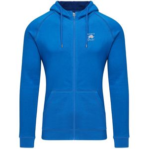 Raging Bull Heren Active Full Zip Hoodie (3XL) (Kobaltblauw)