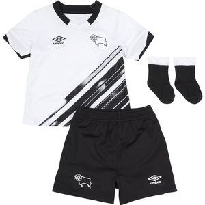 Umbro Baby 22/23 Derby County FC Home Kit (68) (Wit/zwart)