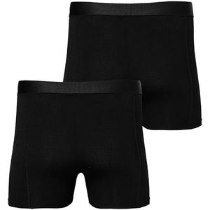 Apollo - Heren boxershort van biologisch katoen - Zwart - Maat L - 2-Pak - Heren boxershorts - Biologisch - Heren boxershorts pack