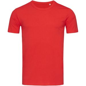 Absolute Apparel - Heren Stedman Stars Morgan T-Shirt met Ronde Hals (M) (Rood)