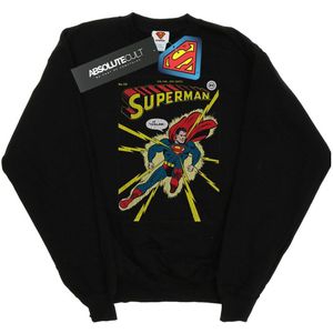 DC Comics Jongens Superman Nr. 32 Cover Sweatshirt (140-146) (Zwart)
