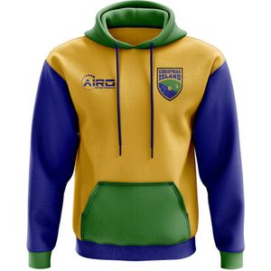 Christmas Island Concept Country Football Hoody (Yellow)