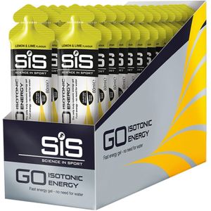 SiS Energygel Go Isotonic | Energie gel | Isotone Sportgel | Lemon & Lime | 360 Gram (30 Gels)