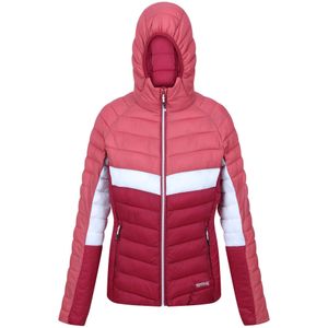 Regatta Dames/Dames Harrock II Baffled Hooded Jacket (46 DE) (Rumba Rood/Mineraal Rood)