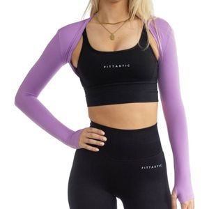 Fittasstic Sportswear Bolero Top Purple - Paars - M