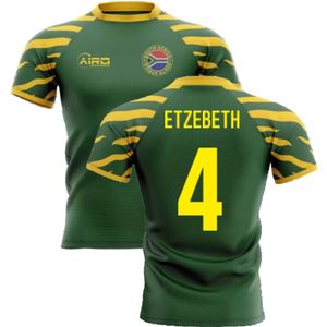 2023-2024 South Africa Springboks Home Concept Rugby Shirt (Etzebeth 4)