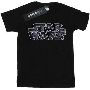 Star Wars Dames/Dames Hyperspace Logo Katoenen Vriend T-shirt (XXL) (Zwart)