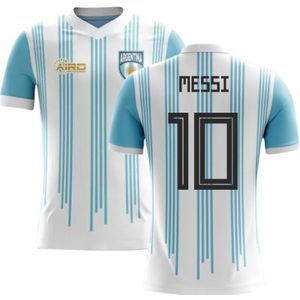 2022-2023 Argentina Home Concept Football Shirt (Messi 10) - Kids