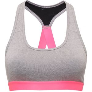 TriDri Vrouwen/dames Performance Sports Bra (Medium Impact) (XS) (Zilverkleurige Melange)