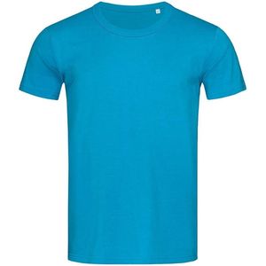 Absolute Apparel - Heren Stedman Stars Ben T-Shirt met Ronde Hals (XL) (Lichtblauw)