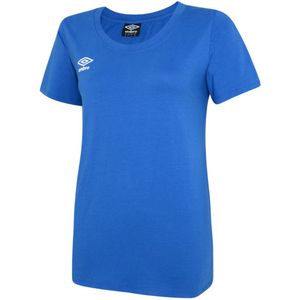 Umbro Dames/Dames Club Vrijetijds-T-shirt (XL) (Koningsblauw/Wit)