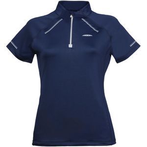 Weatherbeeta Dames/Dames Victoria Premium Base Layer Top met korte mouwen (XL) (Marine)