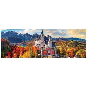 Eurographics panoramische puzzel - Neuschwanstein in de herfst, 1000 stukjes
