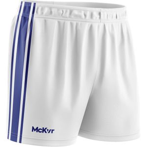 McKeever Unisex Volwassen Core 22 GAA Korte broek (40R) (Wit/royaal blauw)