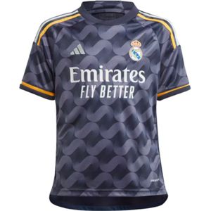 Adidas Real Madrid 23/24 Junior Short Sleeve T-shirt Away Blauw 7-8 Years