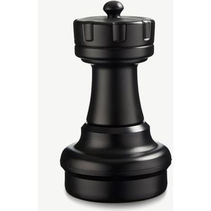 Schaakstuk, Toren, 45 cm,  zwart Zwart Kwaliteit en Klasse