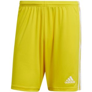 adidas - Squadra 21 Shorts - Geel Voetbalbroekje - S