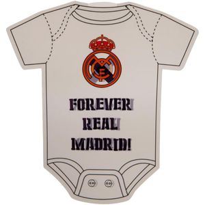 Taylors - Real Madrid FC Baby On Board Bord  (Wit/Zwart)