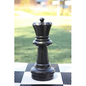 Schaakstuk, Koningin 60 cm, zwart XL Outdoor Zwart Kwaliteit en Klasse
