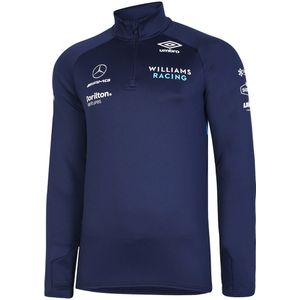 Williams Racing Heren ´22 Umbro Midlayer (S) (Peacoat/Diva Blauw)
