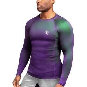 Hayabusa Fusion Rashguard - Paars / Groen - L