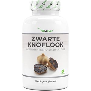 Zwarte knoflook extract | 180 capsules | geruloos | S-allylcyteïne (SAC) | Vit4ever