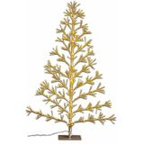 Kerstboom Gouden Metaal Plastic 120 cm