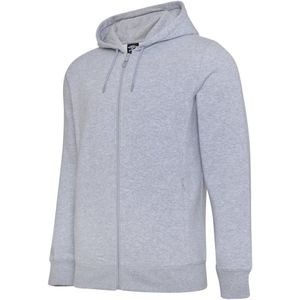 Umbro Heren Club Leisure Hoodie (L) (Grijs gemêleerd/wit)