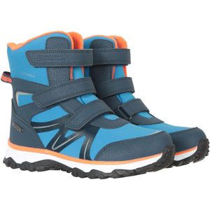 Mountain Warehouse Kinder/Kinder Slope Adaptive Softshell Snow Boots (28 EU) (Blauw/oranje)