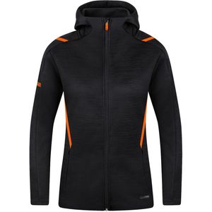 Jako - Casual Zip Jacket Challenge Women - Grijs Vest - 40