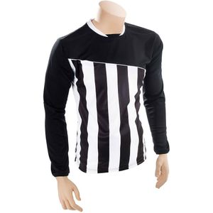 Precision Unisex Volwassen Valencia Voetbalshirt (2XL) (Zwart/Wit)