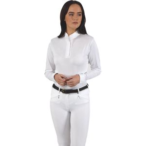 Aubrion Dames/Dames Stockshirt met lange mouwen (XS) (Wit)