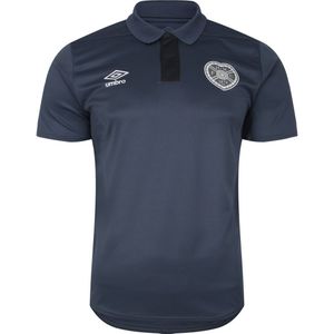 Umbro Heren 23/24 Heart Of Midlothian FC Polyester Poloshirt (L) (Grisaille/Karbon)