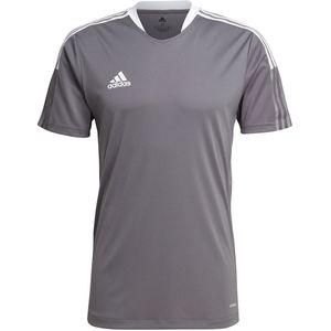 adidas - Tiro 21 Training Jersey - Grijs Voetbalshirt - S